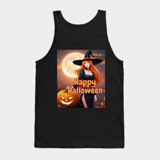 Happy Halloween Witch Tank Top